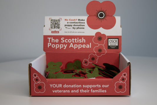 Stick on/new plastic-free poppy
