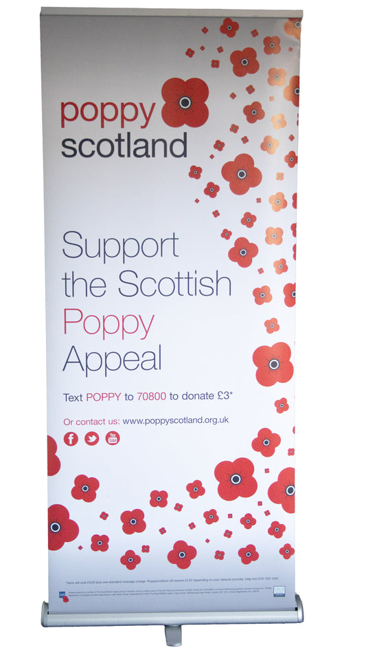 Pop up banner, 2m x 0.9m (limited stock available) - Single banner