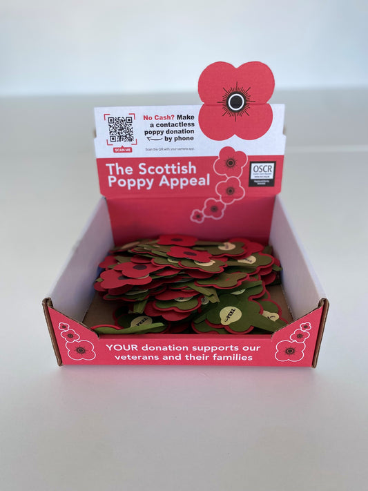 Stick on/new plastic-free poppy